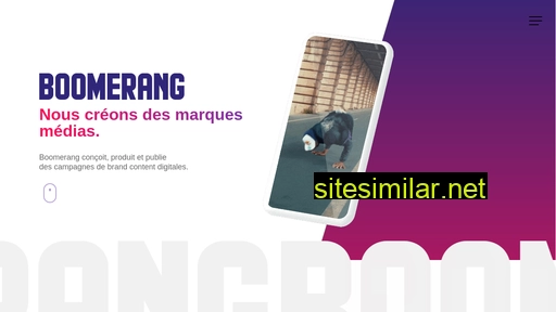 boomerang-agency.fr alternative sites
