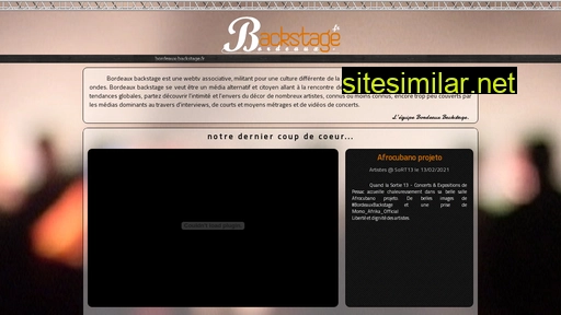 bordeaux-backstage.fr alternative sites
