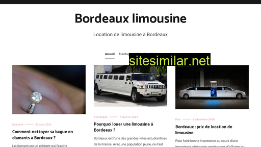 bordeaux-limousine.fr alternative sites
