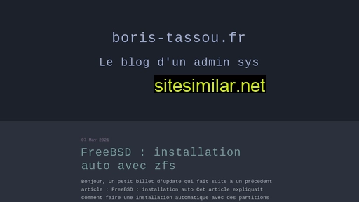 boris-tassou.fr alternative sites