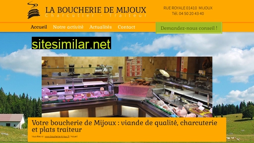 Boucherie-mijoux similar sites