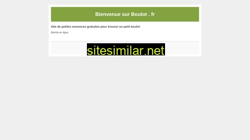 boulot.fr alternative sites