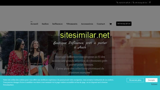 boutique-influence.fr alternative sites