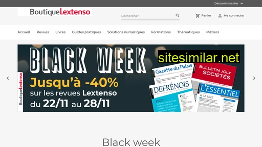 boutique-lextenso.fr alternative sites