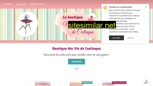 boutique-maviedecoeliaque.fr alternative sites