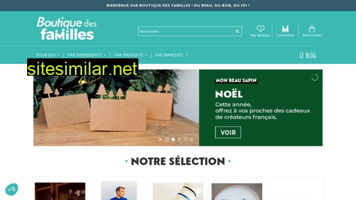 boutiquedesfamilles.fr alternative sites