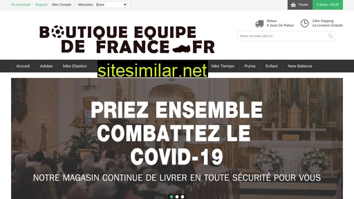 boutiqueequipedefrance.fr alternative sites