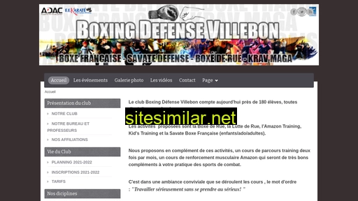 Boxing-defense-villebon similar sites