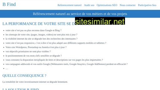 b-find.fr alternative sites
