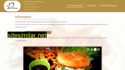 brasserie-laparenthese.fr alternative sites