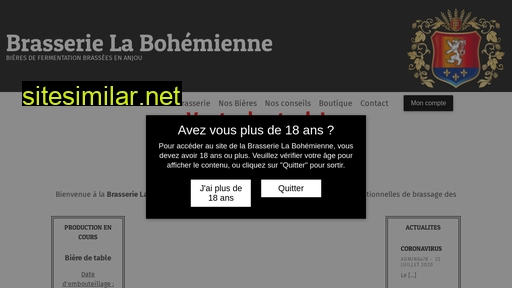 brasserielabohemienne.fr alternative sites