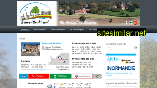 Bremontier-merval similar sites