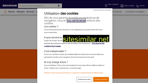bricoman.fr alternative sites