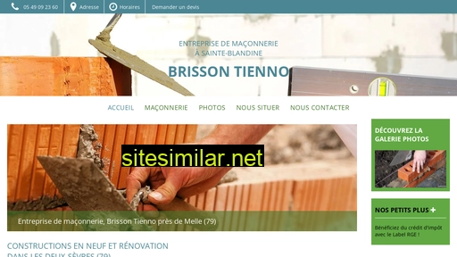 brisson-maconnerie.fr alternative sites