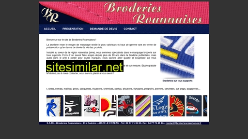 broderiesroannaises.fr alternative sites