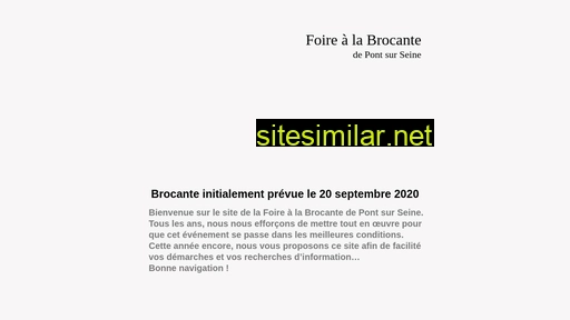 brocantedepont.fr alternative sites