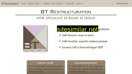 Bt-restructuration similar sites