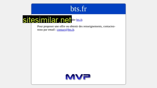 bts.fr alternative sites