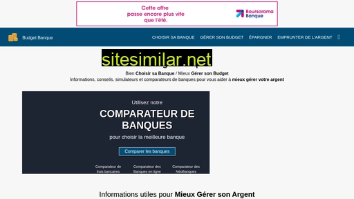 budgetbanque.fr alternative sites