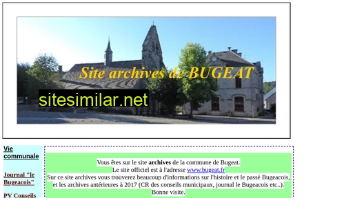 bugeat-archives.fr alternative sites
