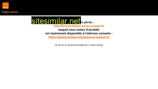 bvmecanique.perso.orange.fr alternative sites