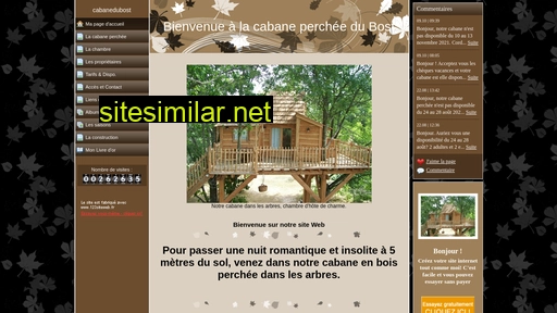 cabanedubost.fr alternative sites