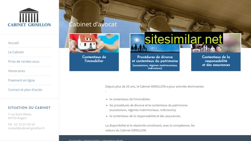 cabinet-grisillon.fr alternative sites
