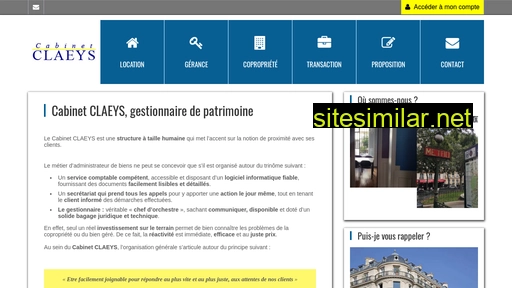 cabinetclaeys.fr alternative sites