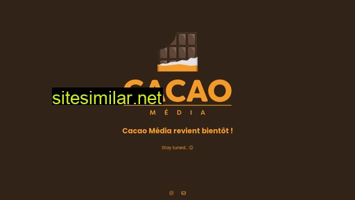 Cacaomedia similar sites