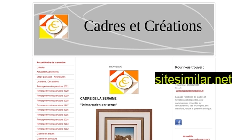 cadresetcreations.fr alternative sites
