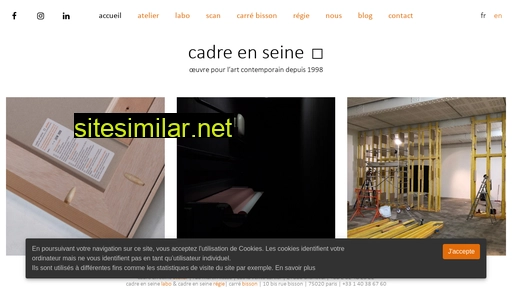 cadreenseine.fr alternative sites
