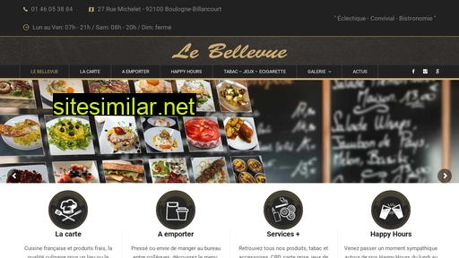 cafe-le-bellevue.fr alternative sites