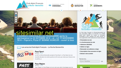 caflarochebonneville.fr alternative sites
