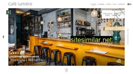 Cafe-lumiere-paris similar sites