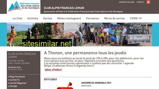 cafleman.ffcam.fr alternative sites