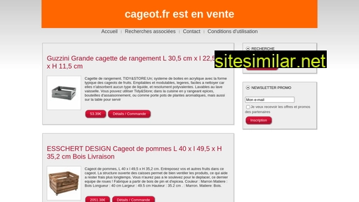 cageot.fr alternative sites