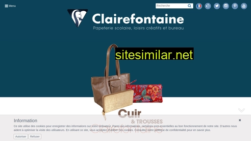 cahiers-clairefontaine.fr alternative sites