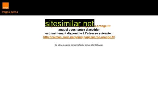caiman.sous.parpaing.perso.orange.fr alternative sites