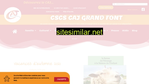 Caj-grand-font similar sites