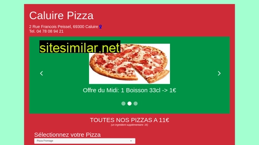 Caluire-pizza similar sites