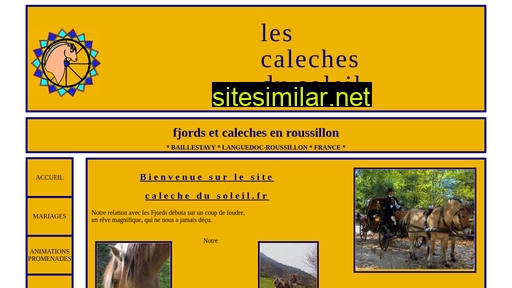 calechesdusoleil.fr alternative sites