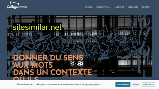 calligramme.fr alternative sites