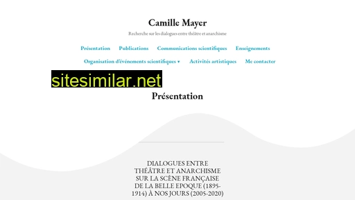 camillemayer.fr alternative sites