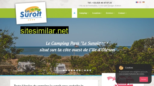 camping-lesuroit.fr alternative sites