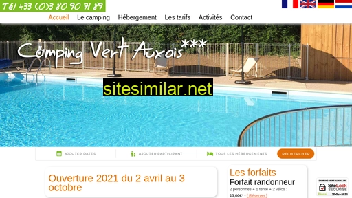 camping-vert-auxois.fr alternative sites