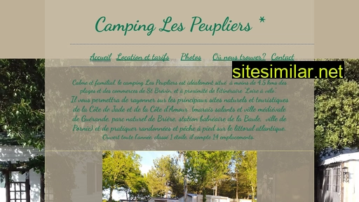 Campinglespeupliers44 similar sites