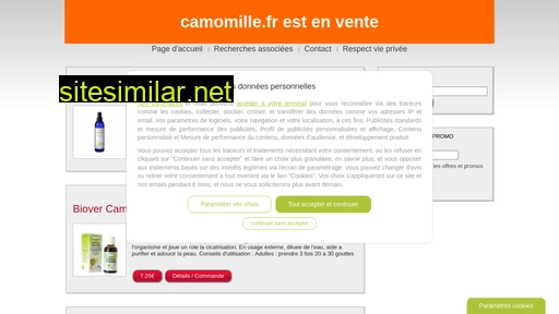 camomille.fr alternative sites