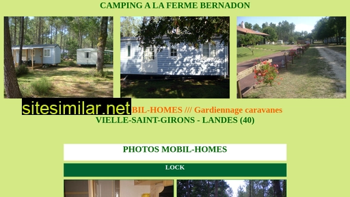 camping-bernadon.fr alternative sites