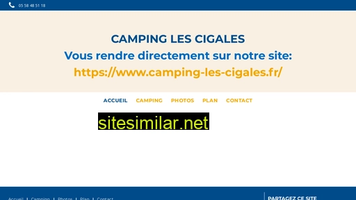 camping-cigales-landes.fr alternative sites