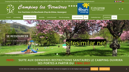 camping-la-bourboule.fr alternative sites